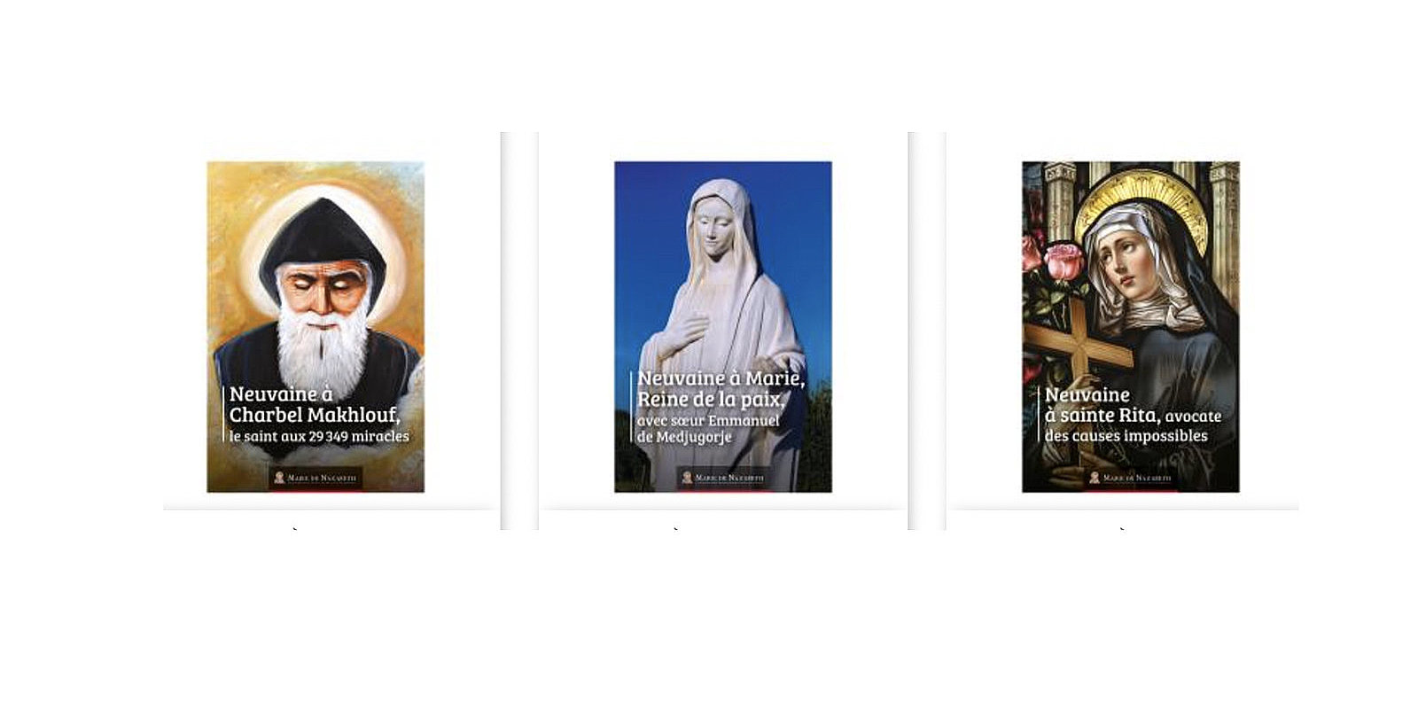 Trois nouveaux livrets de neuvaines à ne pas louper !