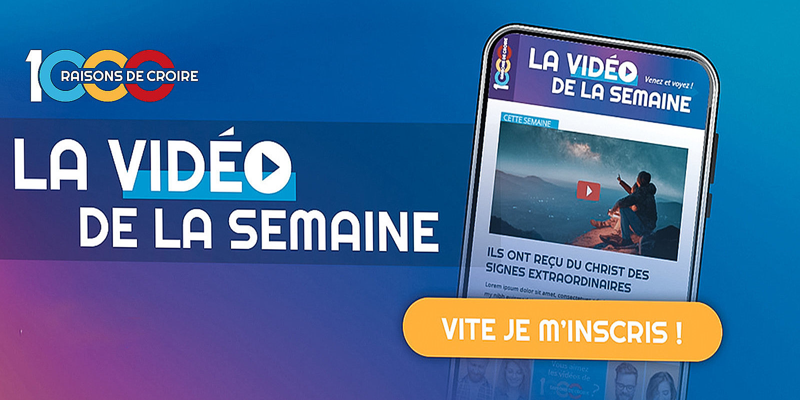 La vidéo de la semaine : 5 raisons de s'inscrire à cette newsletter
